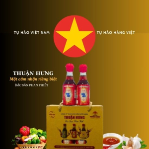 NƯỚC MẮM THUẬN HƯNG 50 ĐẠM/1 HỘP 8 CHAI 60ML